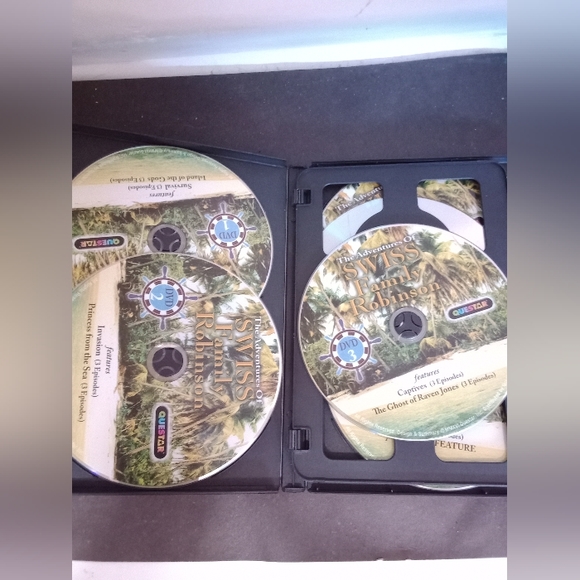 The Adventures of Swiss Family Robinson (DVD 6-Disc Set) Like New - Picture 3 of 6